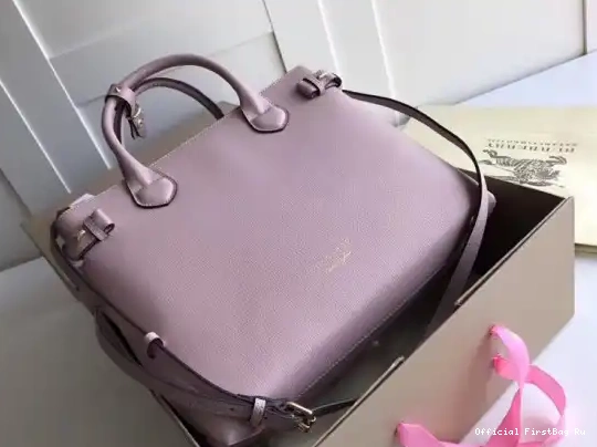 Official FirstBag Ru Medium House Check Banner The and Leather Burberry in 0513